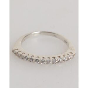 Nialaya Band Ring with Stones Women Silver Rings